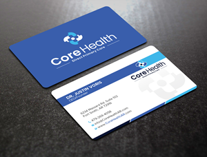 Design de Carte de Visite par Uttom 2 pour Core Health, PLLC | Design : #36192217