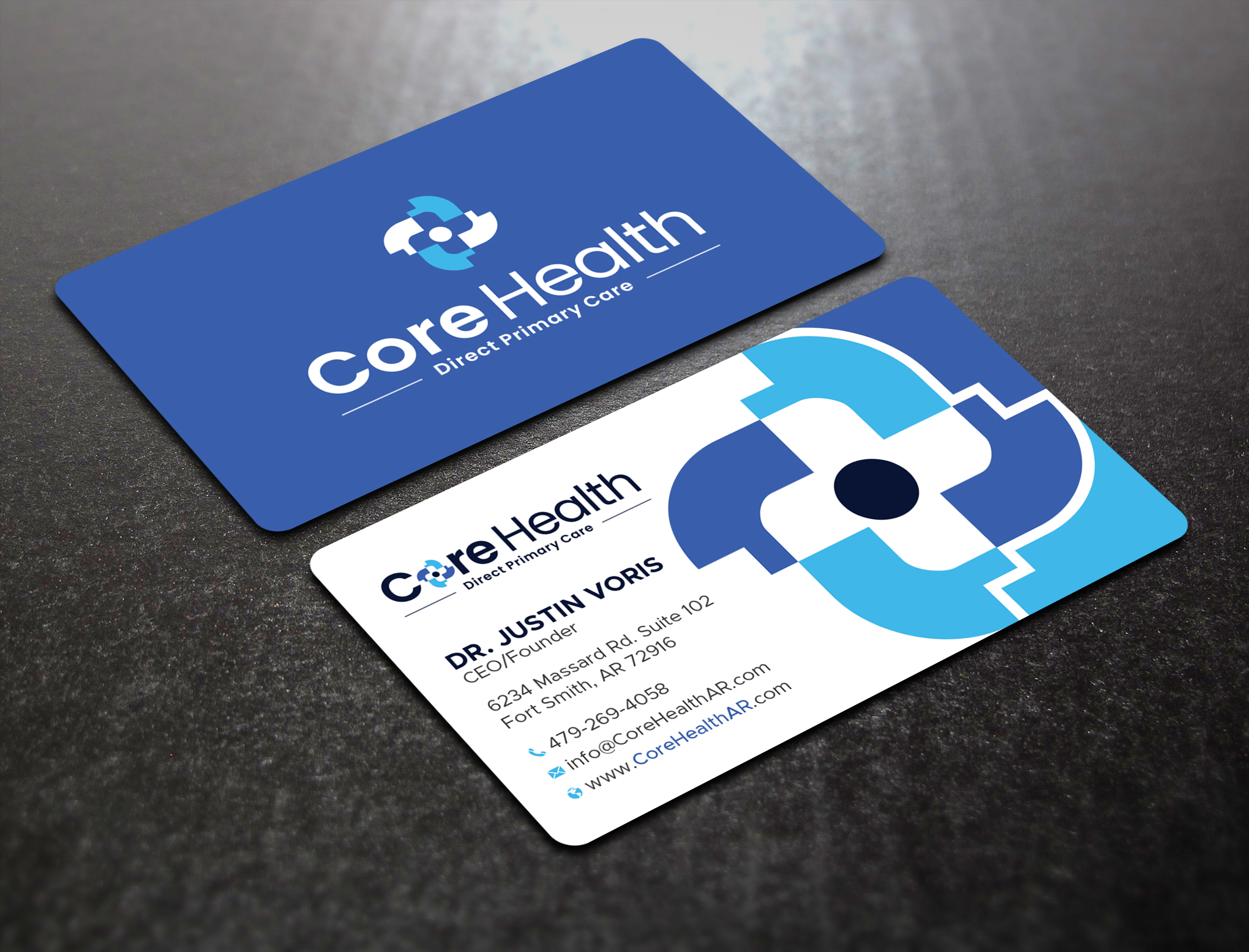 Design de Carte de Visite par Uttom 2 pour Core Health, PLLC | Design #36192218