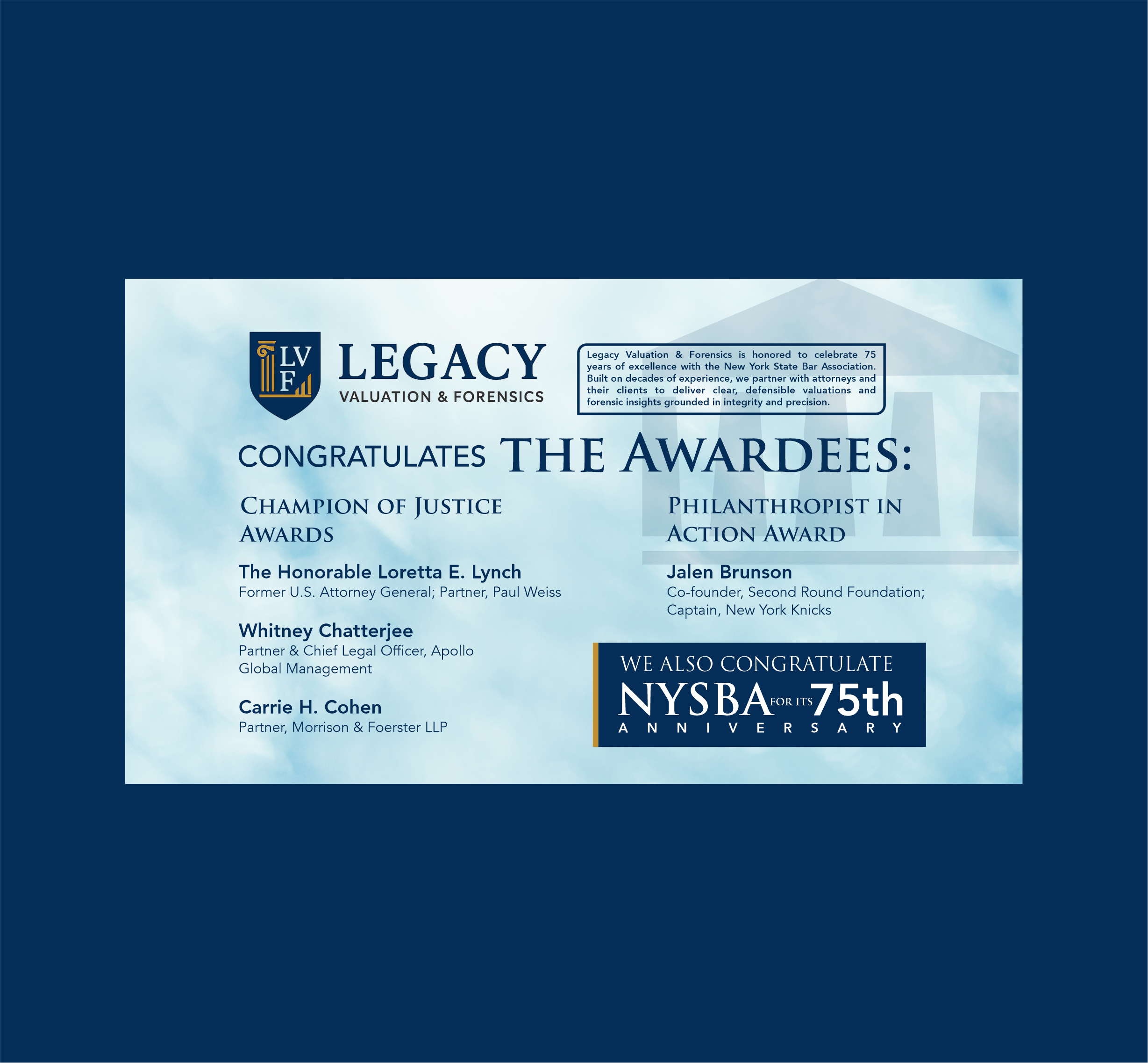 Flyer Design by Excellar Hub for Legacy Valuation & Forensics | Design #36217018
