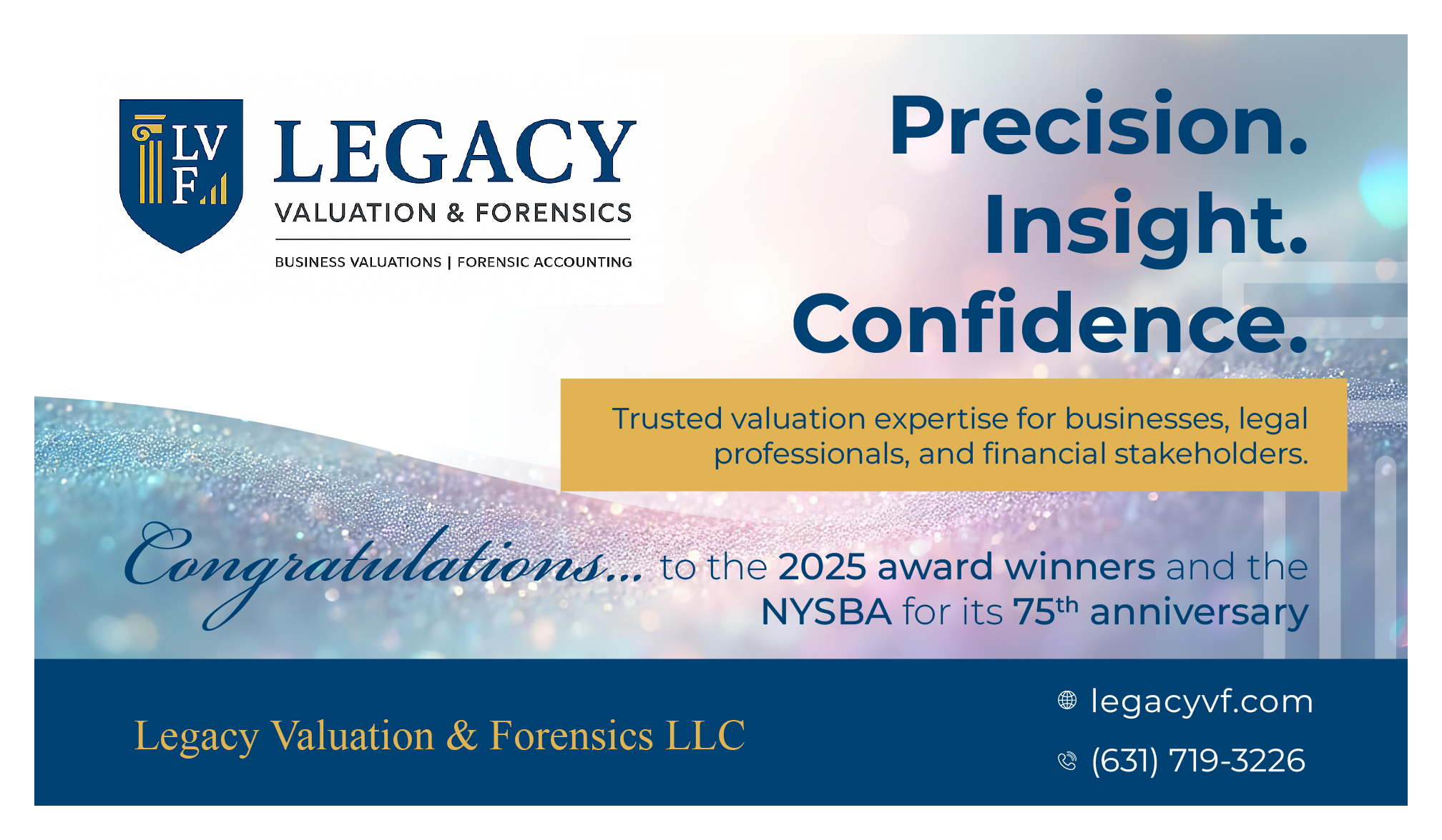 Flyer Design by GMWIRE for Legacy Valuation & Forensics | Design #36237891