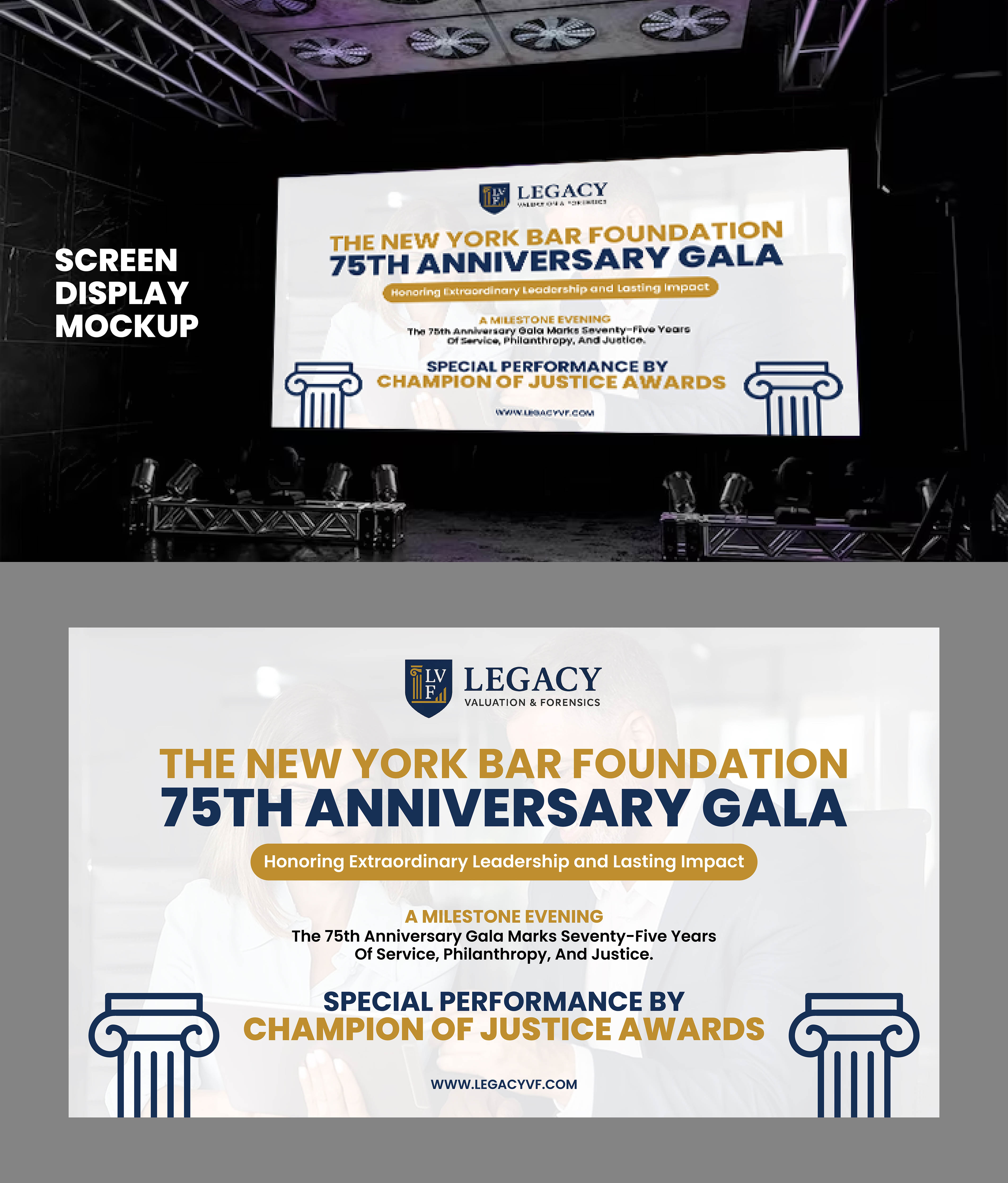 Diseño de Flyer por 3Guys para Legacy Valuation & Forensics | Diseño #36202330