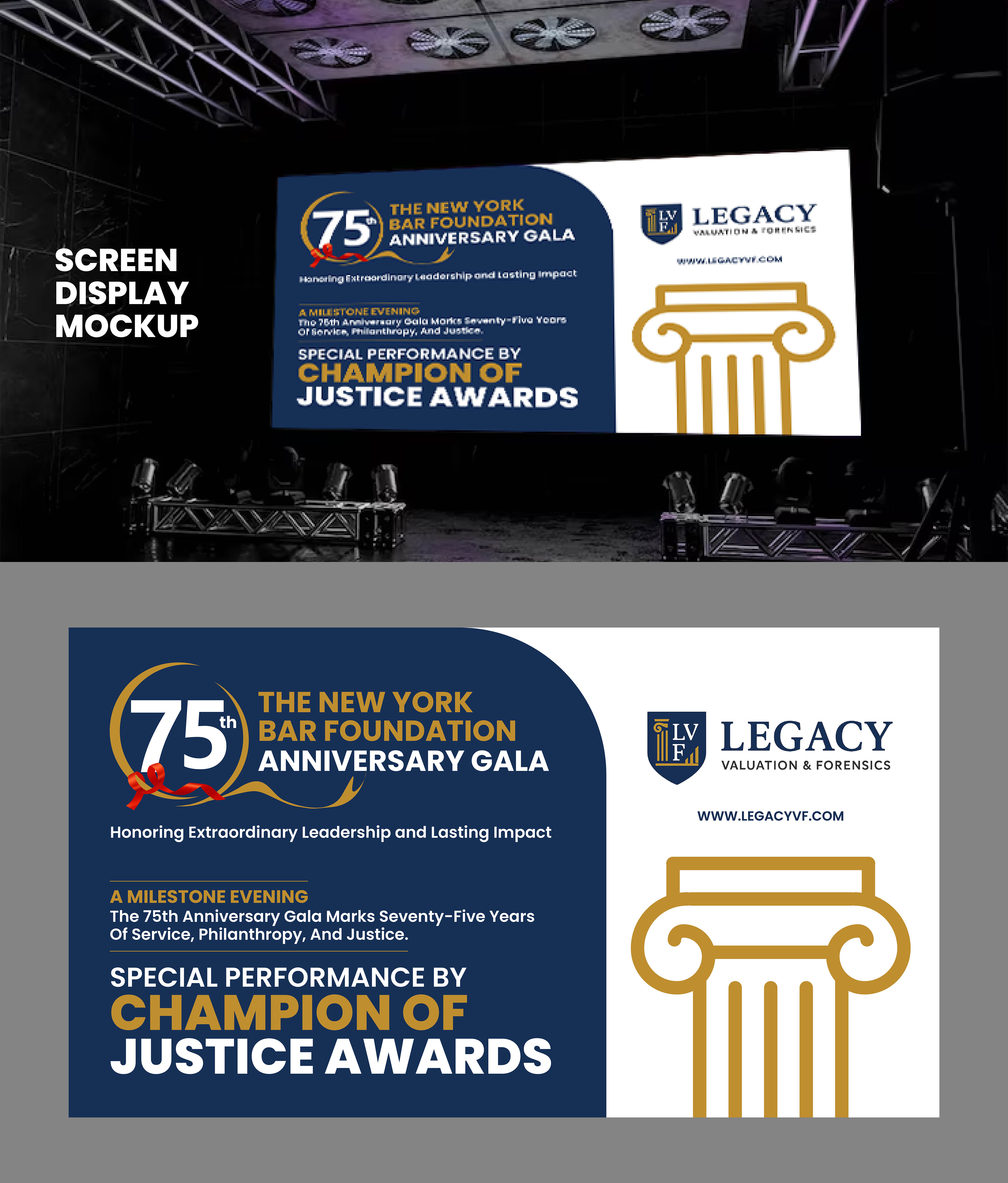 Diseño de Flyer por 3Guys para Legacy Valuation & Forensics | Diseño #36202722