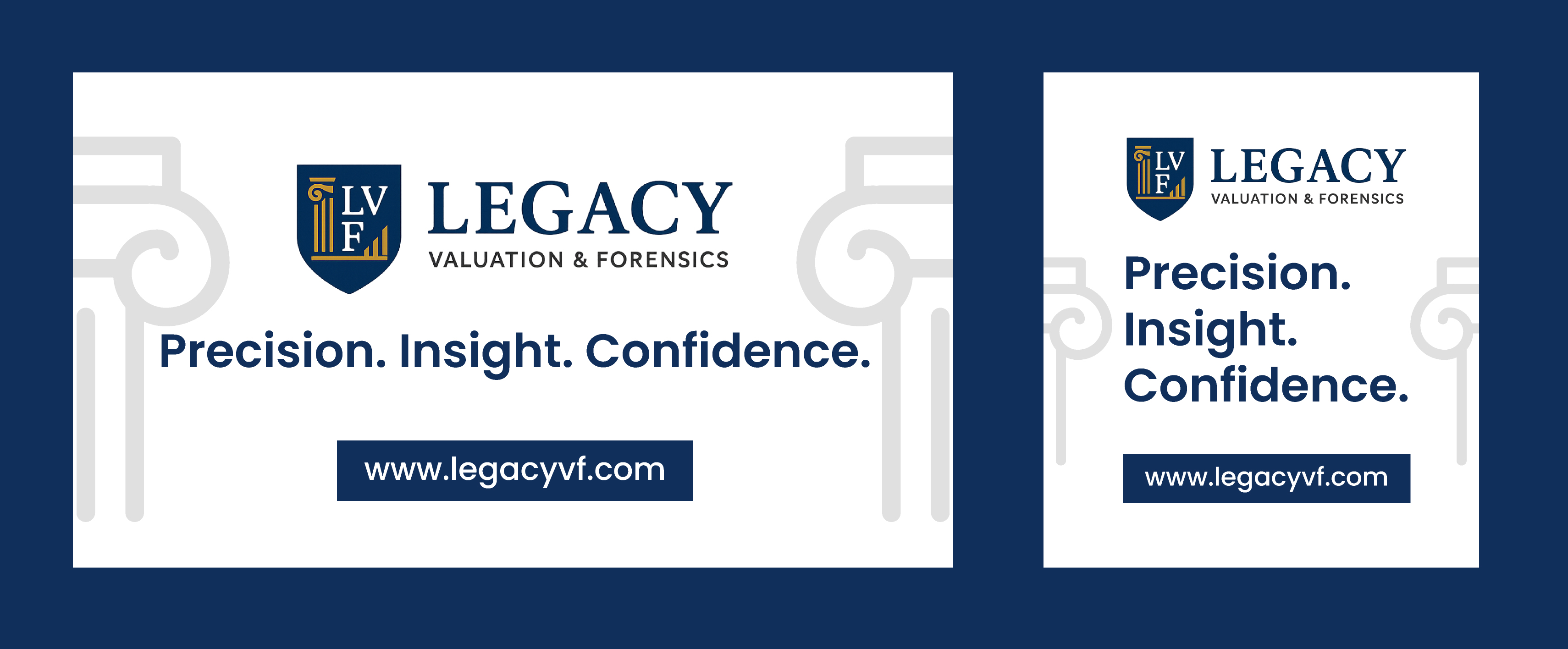 Diseño de Flyer por saurov para Legacy Valuation & Forensics | Diseño #36200286