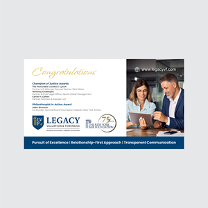 Flyer Design by barinix for Legacy Valuation & Forensics | Design: #36202408