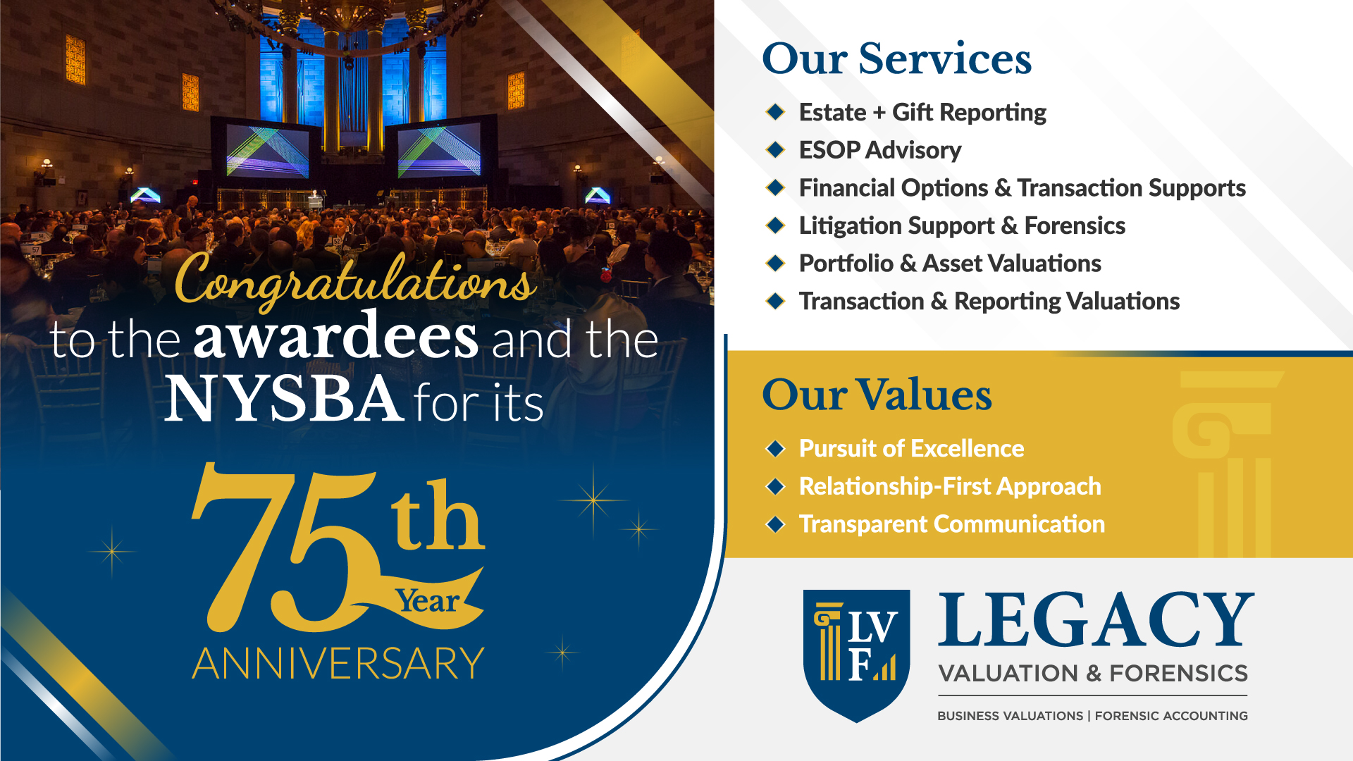 Flyer Design by Impressive Designs for Legacy Valuation & Forensics | Design #36244739