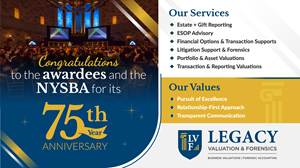 Flyer Design by Impressive Designs for Legacy Valuation & Forensics | Design: #36244739