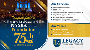 Flyer Design by Impressive Designs for Legacy Valuation & Forensics | Design: #36369492