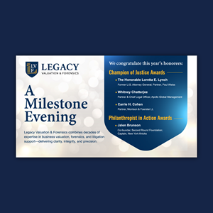 Flyer Design by Bidita Saha for Legacy Valuation & Forensics | Design: #36238983
