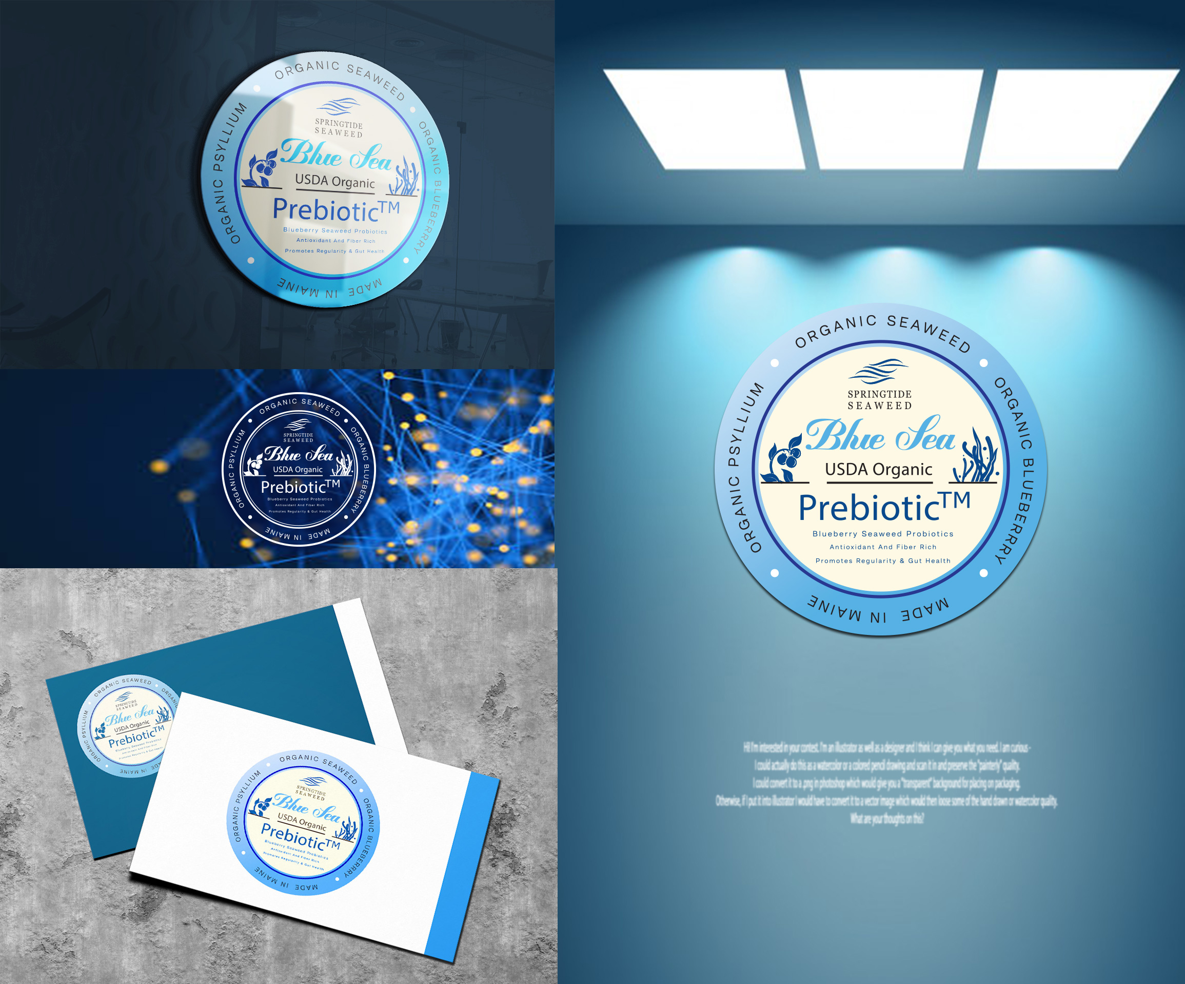 Logo Design by Wonderful design for Springtide Seaweed, LLC | Design #36237523