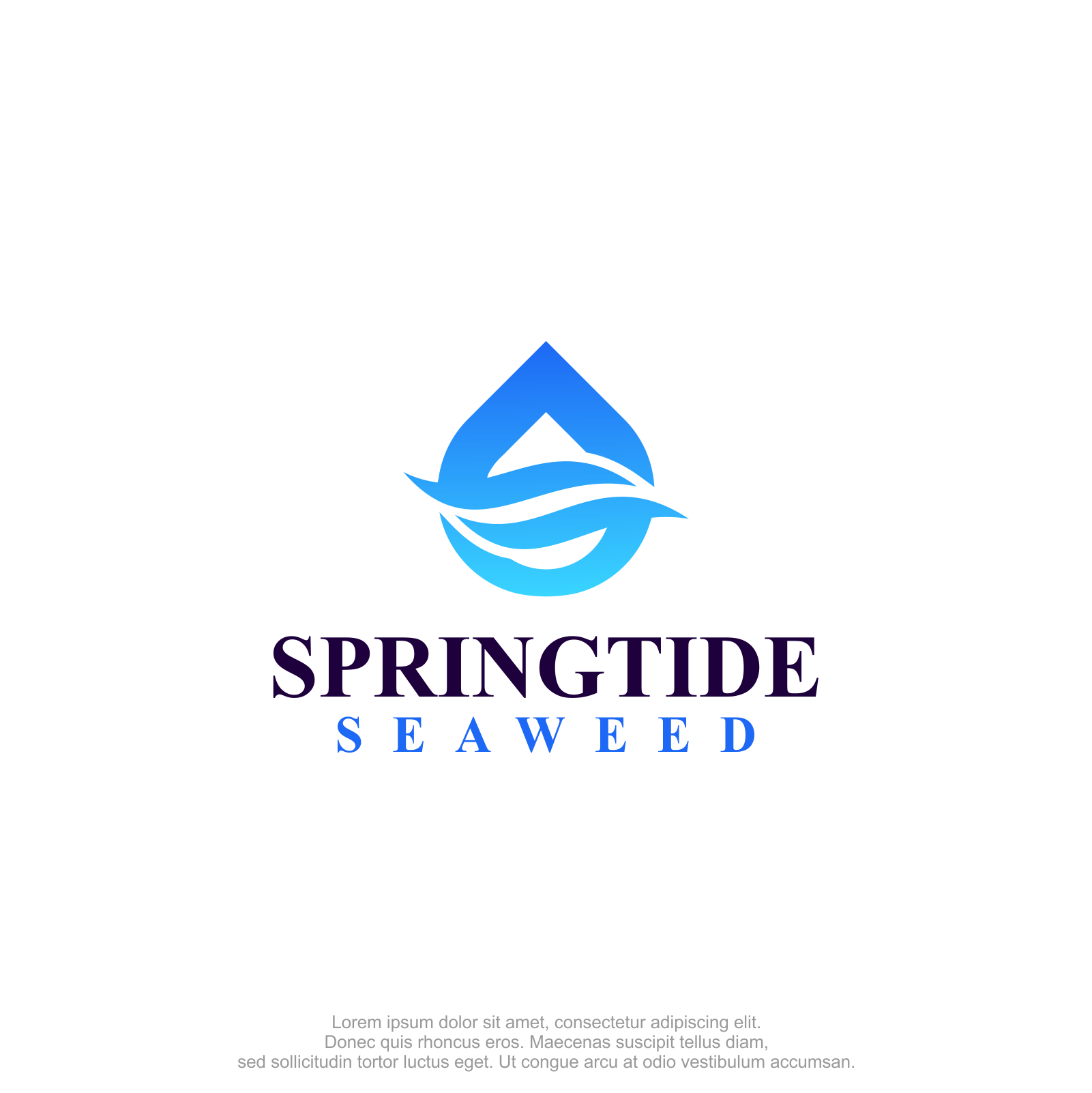 Logo Design by M.Syaiful Huda for Springtide Seaweed, LLC | Design #36197535