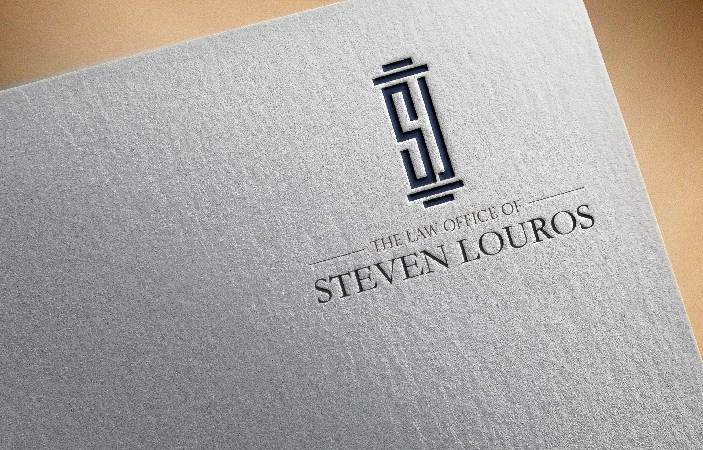 Logo Design by rm00 for The Law Office of Steven Louros | Design #36241591