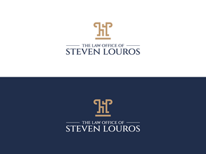 Logo Design by 439 Creations for The Law Office of Steven Louros | Design: #36238482