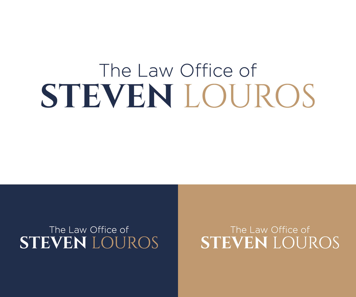 Logo Design by Kavth for The Law Office of Steven Louros | Design #36276206