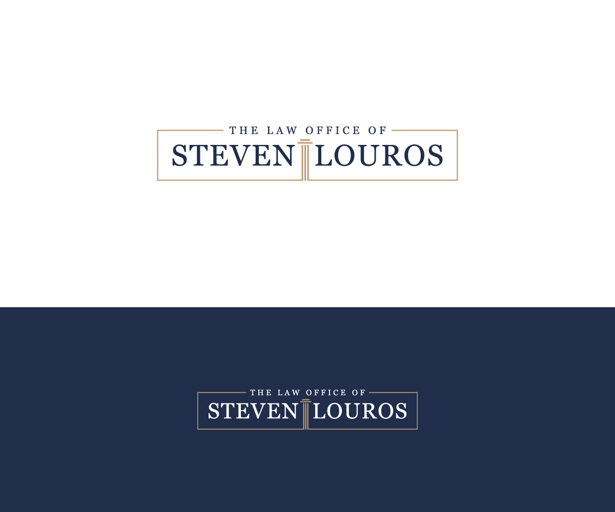 Logo Design by Widi Nalendra for The Law Office of Steven Louros | Design #36257785