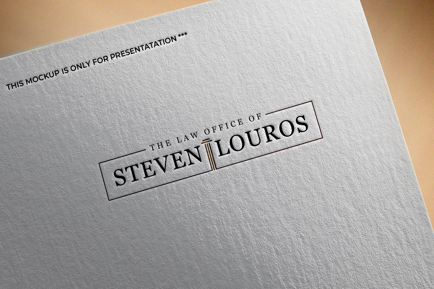Logo Design by Widi Nalendra for The Law Office of Steven Louros | Design #36257786
