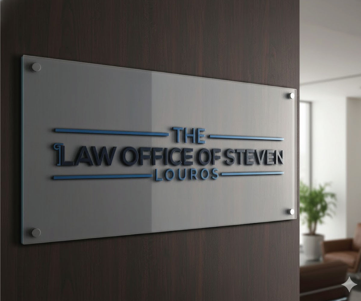 Logo Design by MANIK 42 for The Law Office of Steven Louros | Design #36263955