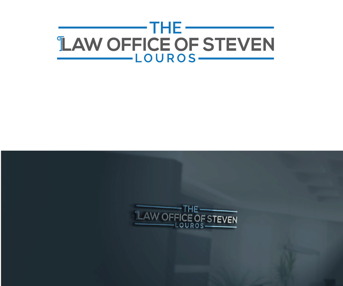 Logo Design by MANIK 42 for The Law Office of Steven Louros | Design #36263967