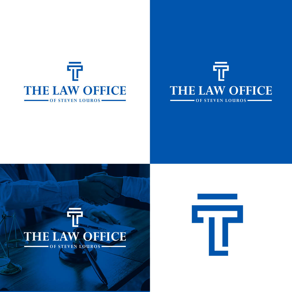 Logo Design by Buntu Pol for The Law Office of Steven Louros | Design #36238699
