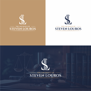 Logo Design by melzh for The Law Office of Steven Louros | Design: #36239271