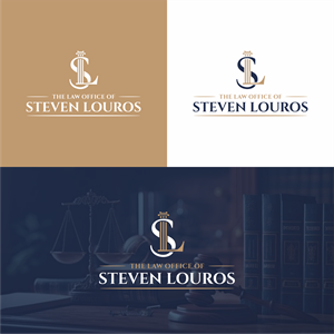Logo Design by melzh for The Law Office of Steven Louros | Design: #36257165