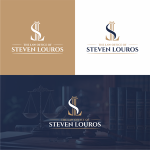 Logo Design by melzh for The Law Office of Steven Louros | Design: #36257167