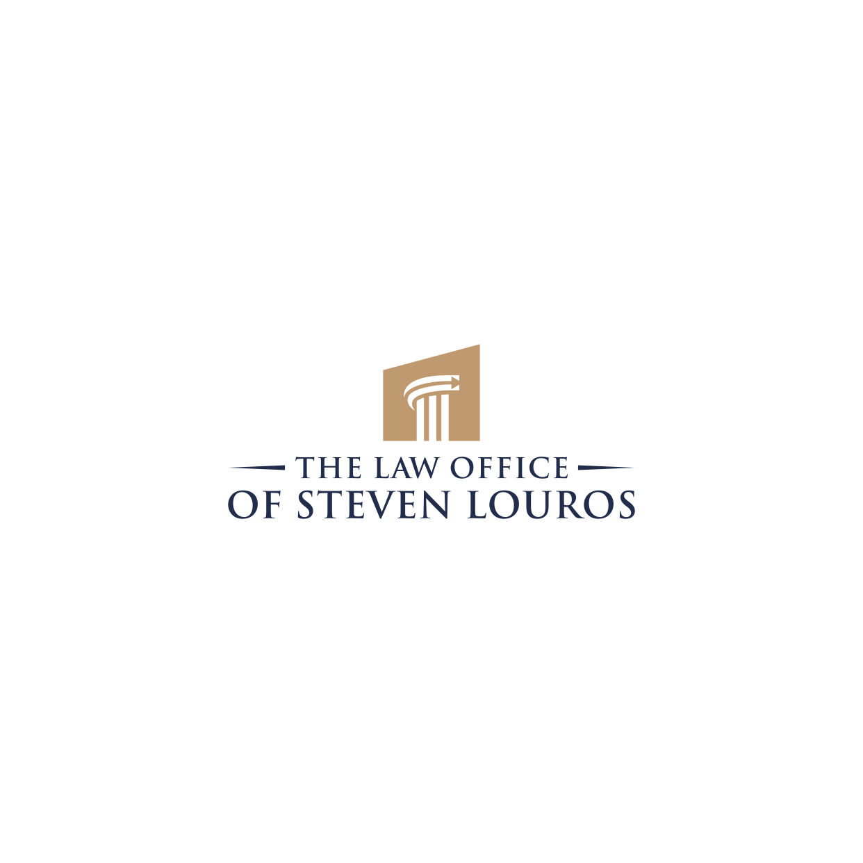 Logo Design by Kaze56 for The Law Office of Steven Louros | Design #36243740