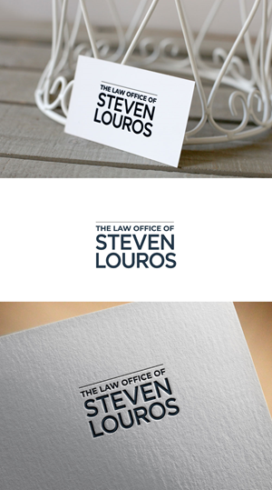Logo Design by KING JM for The Law Office of Steven Louros | Design: #36241330