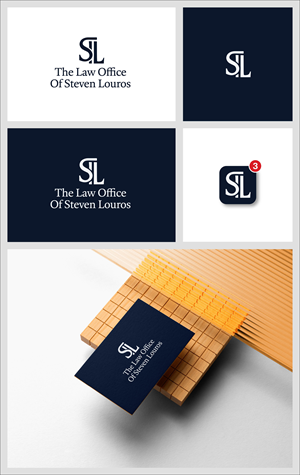 Logo Design by Ha.Connick for The Law Office of Steven Louros | Design: #36241986