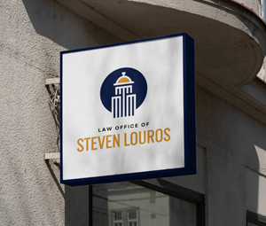 Logo Design by Ar_nisam_usman for The Law Office of Steven Louros | Design: #36245140