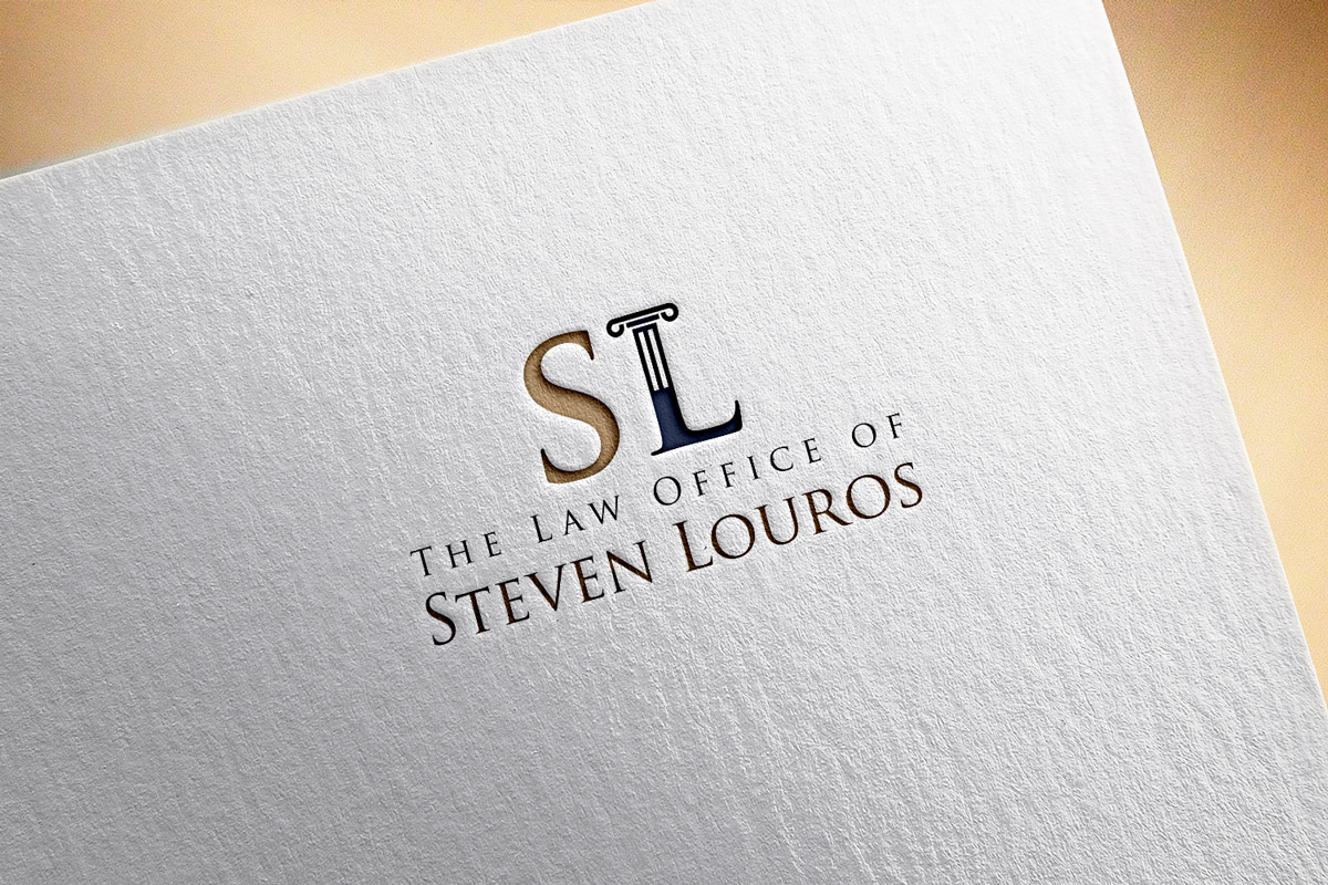 Logo Design by Ahasanu for The Law Office of Steven Louros | Design #36244189