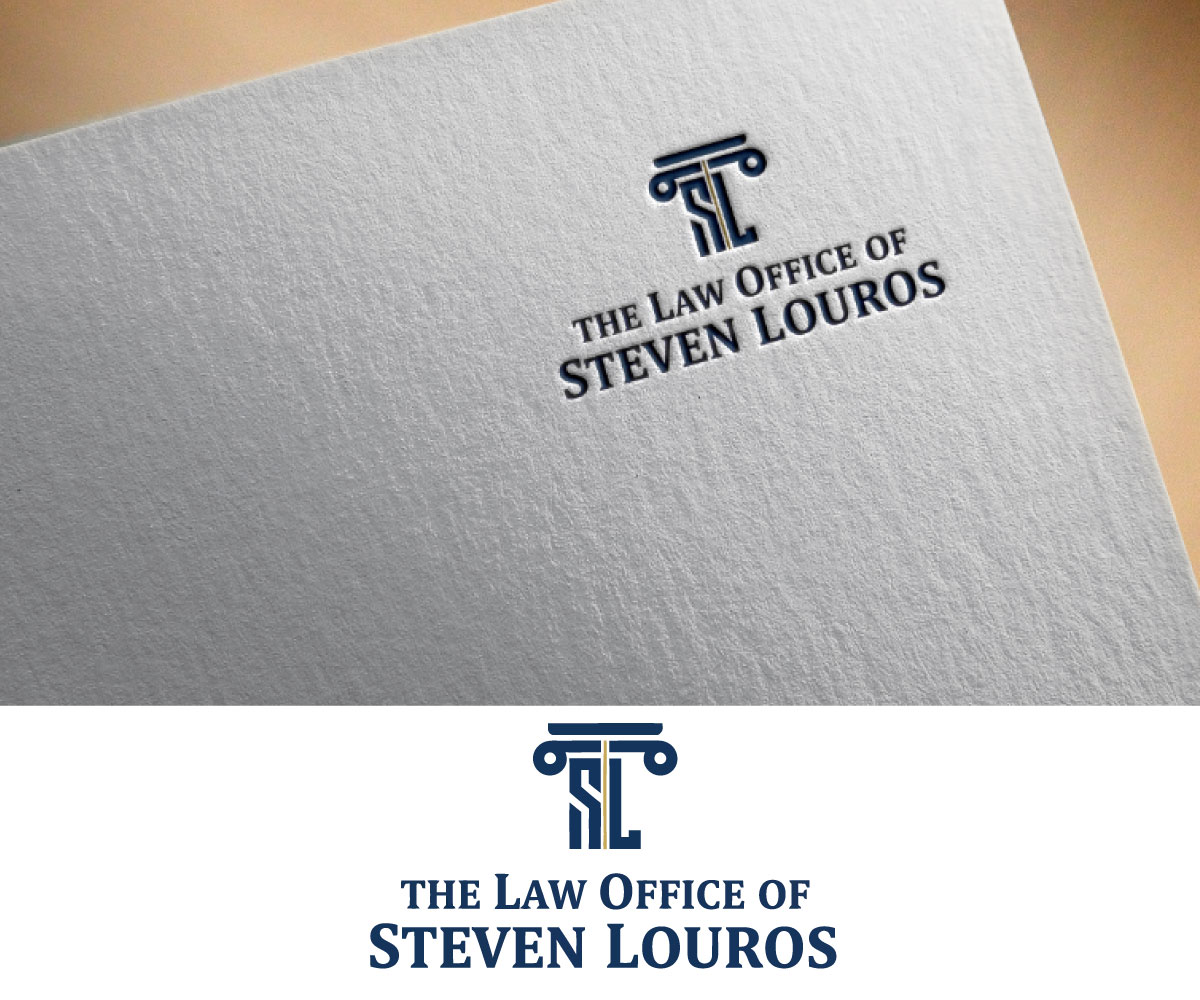 Logo Design by vmeskat for The Law Office of Steven Louros | Design #36248282