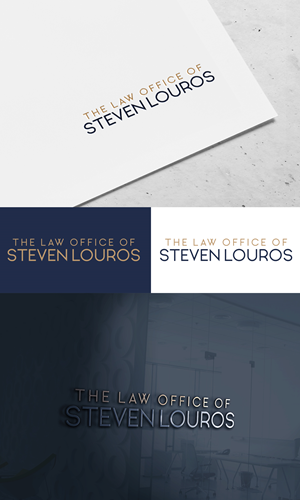 Logo Design by Ahsan Designs for The Law Office of Steven Louros | Design: #36245031