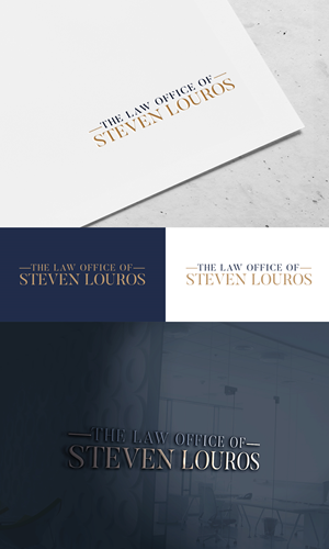 Logo Design by Ahsan Designs for The Law Office of Steven Louros | Design: #36245032