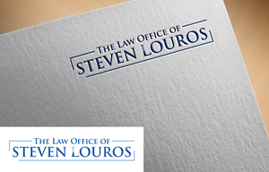 Logo Design by Roxy Art for The Law Office of Steven Louros | Design: #36276643