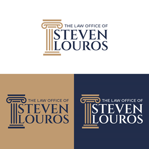 Logo Design by BANI GD for The Law Office of Steven Louros | Design: #36240376
