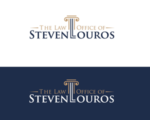 Logo Design by musa-fir for The Law Office of Steven Louros | Design: #36244390