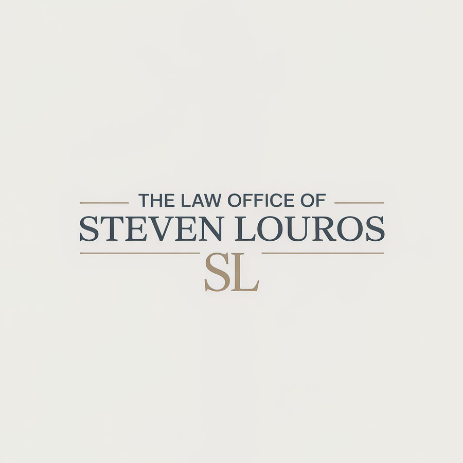 Logo Design by SolidGraphics for The Law Office of Steven Louros | Design #36248411