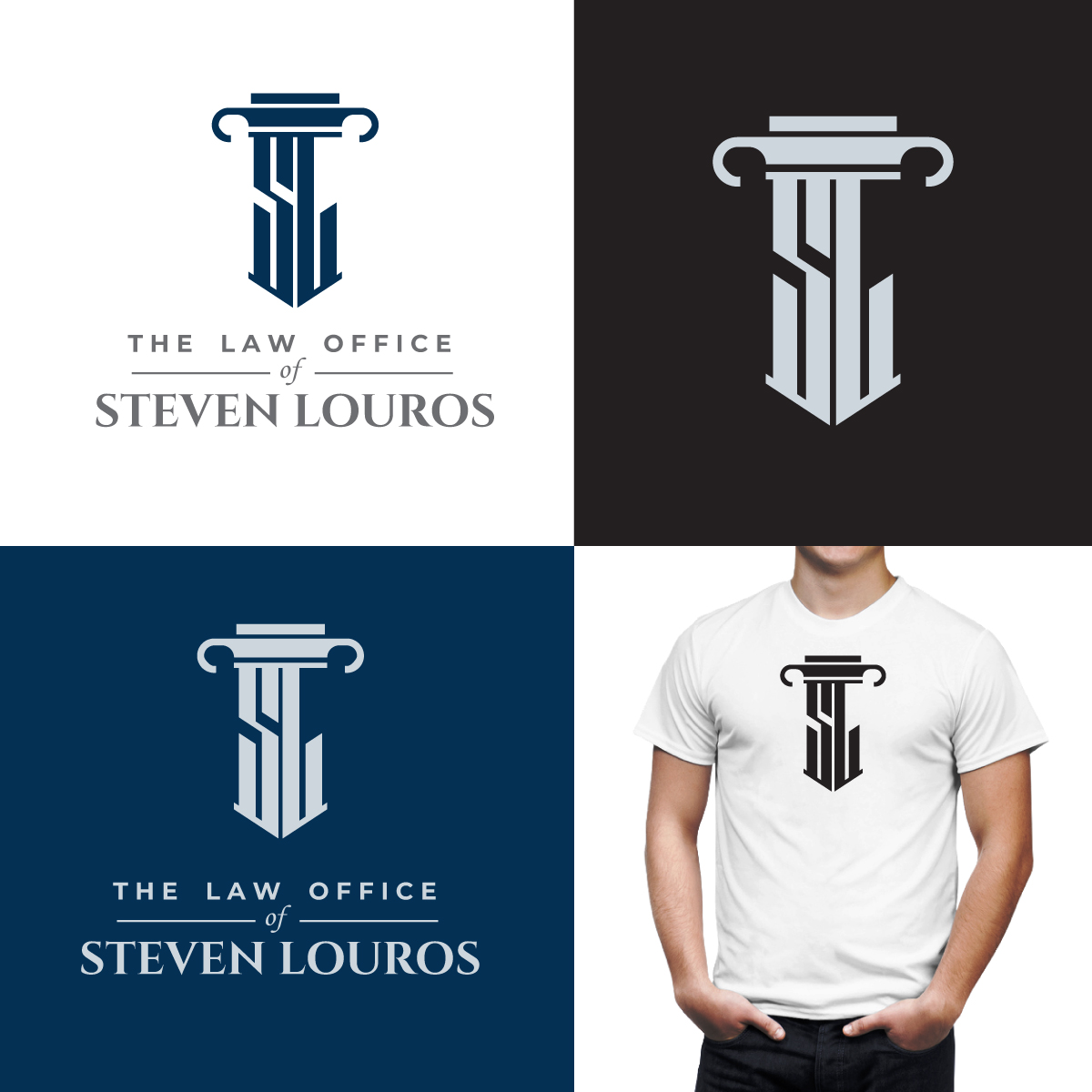 Logo Design by dianagargaritza for The Law Office of Steven Louros | Design #36253213