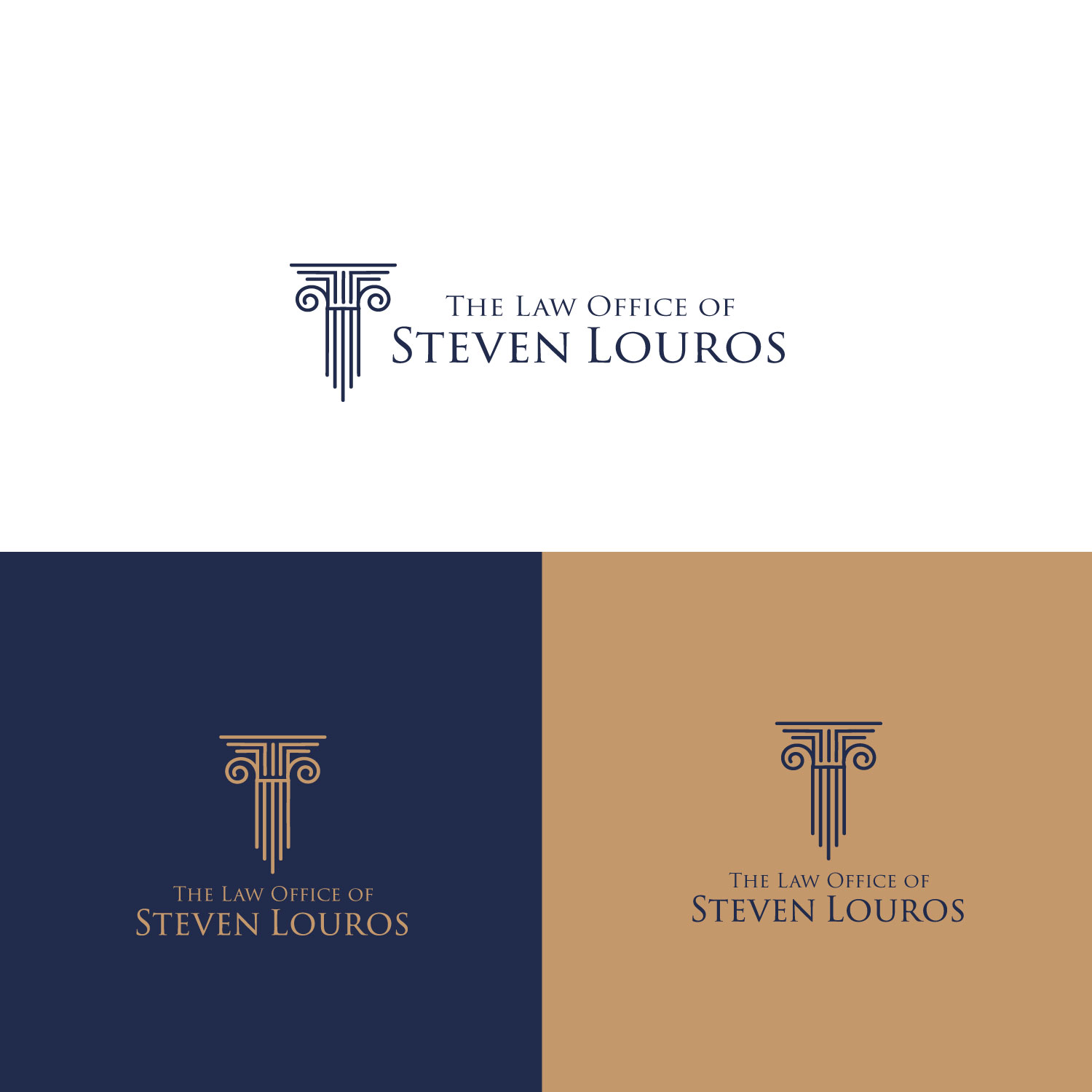 Logo Design by Art_lv for The Law Office of Steven Louros | Design #36273077
