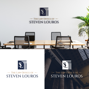 Logo Design by syad666 for The Law Office of Steven Louros | Design: #36241366