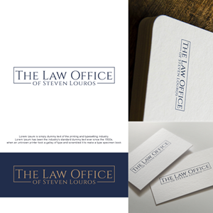 Logo Design by Abigaill_design for The Law Office of Steven Louros | Design: #36238120