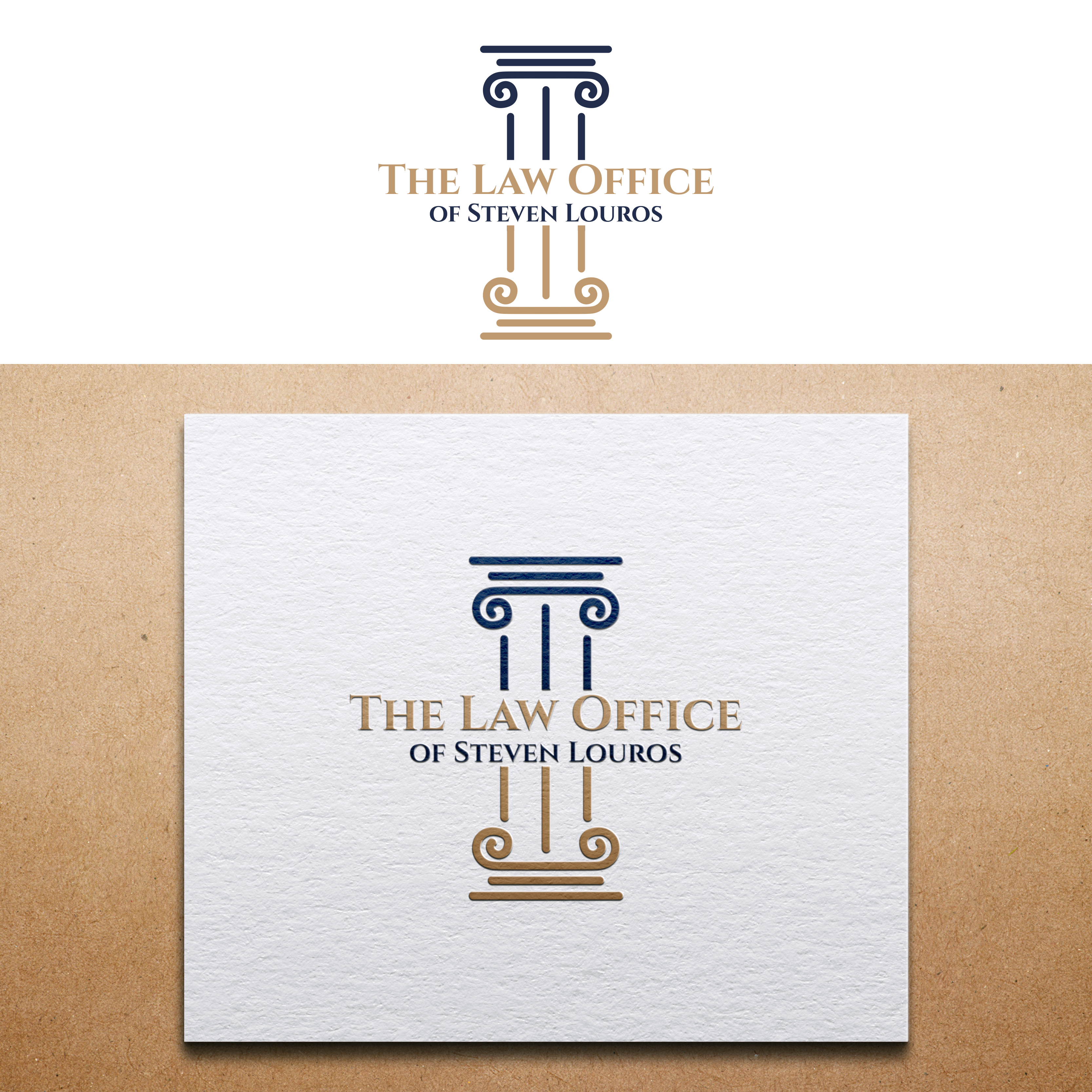 Logo Design by Astro D for The Law Office of Steven Louros | Design #36240534