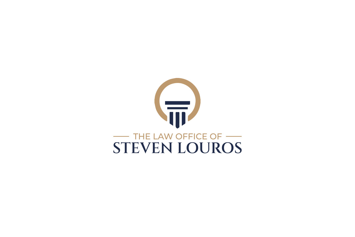 Logo Design by GraphiqueLab for The Law Office of Steven Louros | Design #36249467