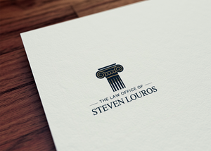 Logo Design by GraphiqueLab for The Law Office of Steven Louros | Design: #36249471