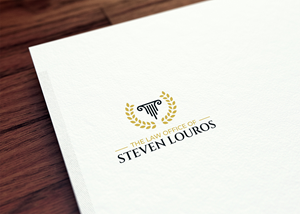 Logo Design by GraphiqueLab for The Law Office of Steven Louros | Design: #36249477