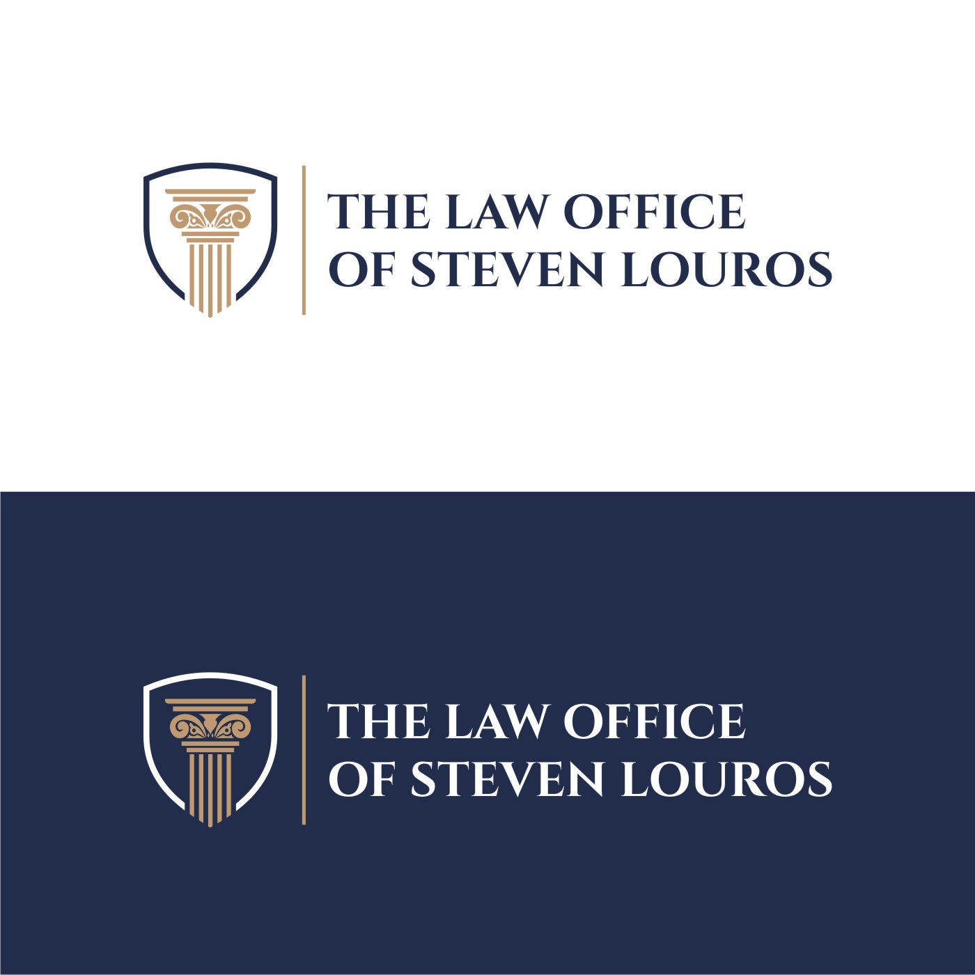 Logo Design by cretivesoul for The Law Office of Steven Louros | Design #36264061