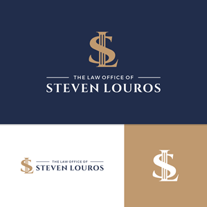 Logo Design by vectorel for The Law Office of Steven Louros | Design #36279384