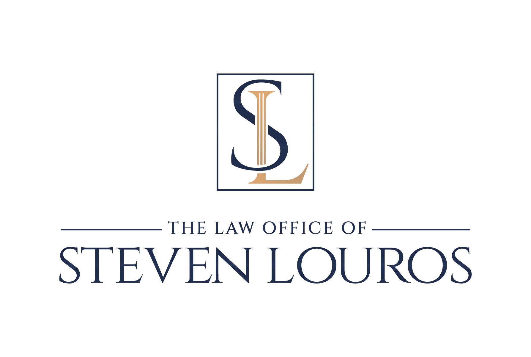 Logo Design by Atec for The Law Office of Steven Louros | Design #36246496
