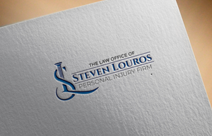 Logo Design by thepurplestudioz for The Law Office of Steven Louros | Design: #36261438