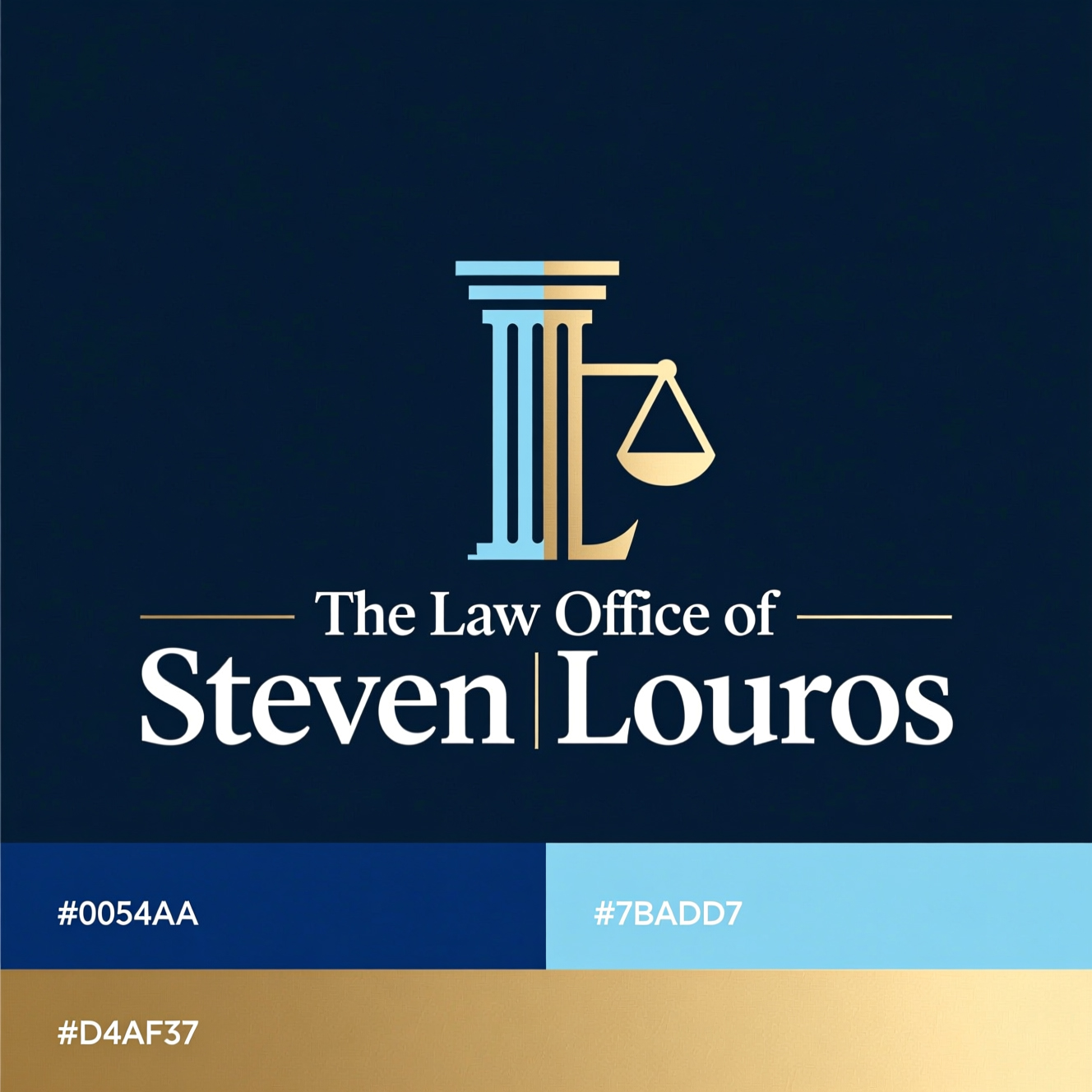 Logo Design by VEGA-Designs for The Law Office of Steven Louros | Design #36278930
